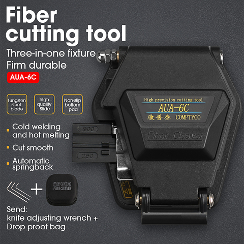 Fiber cleaver AUA-6C  SKL-6C Cable Cutting Knife FTTT Fiber Optic Knife Tools cutter High Precision Cleavers 16 surface blade ► Photo 1/6