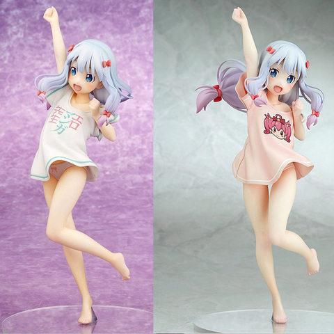 24cm Anime ques Q Eromanga Sensei Sagiri Izumi Ending Mode Meruru T-shirt Ver. PVC Action Figure Toy Sagiri Izumi Sexy Figure ► Photo 1/6