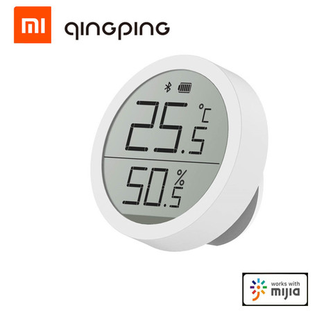 Xiaomi Qingping Digital BLE5.0 Thermometer &Hygrometer Monitor Lite Electronic Ink Screen Data Automatic Recording work Mi home ► Photo 1/6