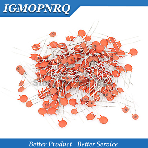 100pcs Ceramic capacitor 50V 1pF ~ 100nF 0.1uF 104 4.7PF 10PF 22PF 33PF 47PF 100PF 101 220PF 221 330PF 470PF 1NF 103 47NF 473 ► Photo 1/4