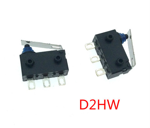 2pcs D2HW original car door lock micro switch 3 feet IP67 waterproof for VW golf skoda octavia mk1 Fabia 2 seat altea xl ► Photo 1/6