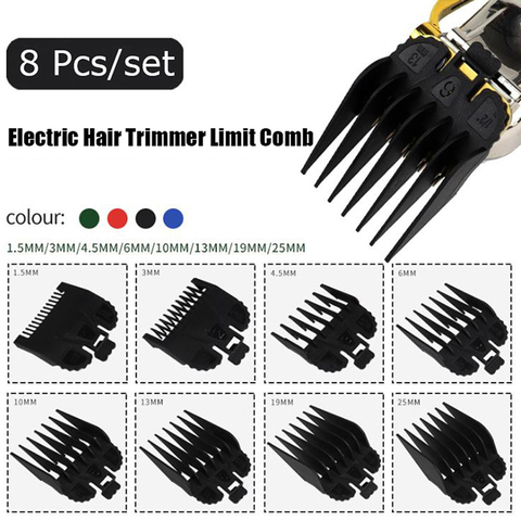 2/4/8Pcs Universal Hair Clipper Limit Comb Guide Attachment Size Barber Replacement ► Photo 1/6
