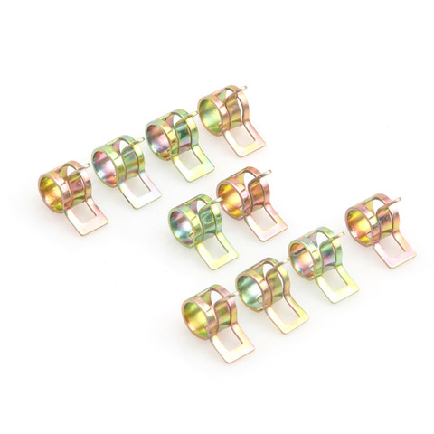 10Pcs 9mm/0.35 inch Spring Clip Fuel Oil Water Hose Tube Pipe Clamp Fastener 62KC ► Photo 1/6