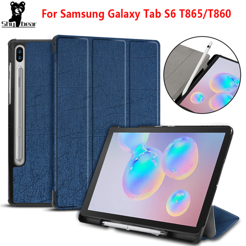 Case For Samsung Galaxy Tab S6 2022 SM-T860 SM-T865 case cover for Samsung galaxy 10.5 S5E SM-T725 T720 with Pen-slot ► Photo 1/6