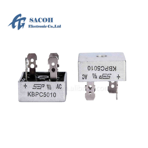 Free Shipping 5Pcs KBPC5010 KBPC5010W KBPC5010L or KBPC5012 or KBPC3510 KBPC2510 KBPC1510 SINGLE PHASE 50 AMP BRIDGE RECTIFIERS ► Photo 1/6