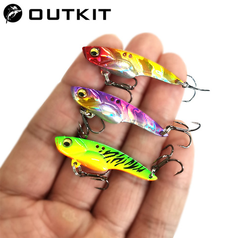 New 3.5g/14g Ice Metal Fishing Lure Artificial Crankbait Vib Lures For Winter Fishing Vibration Jerkbait Wobblers River Tackle ► Photo 1/6