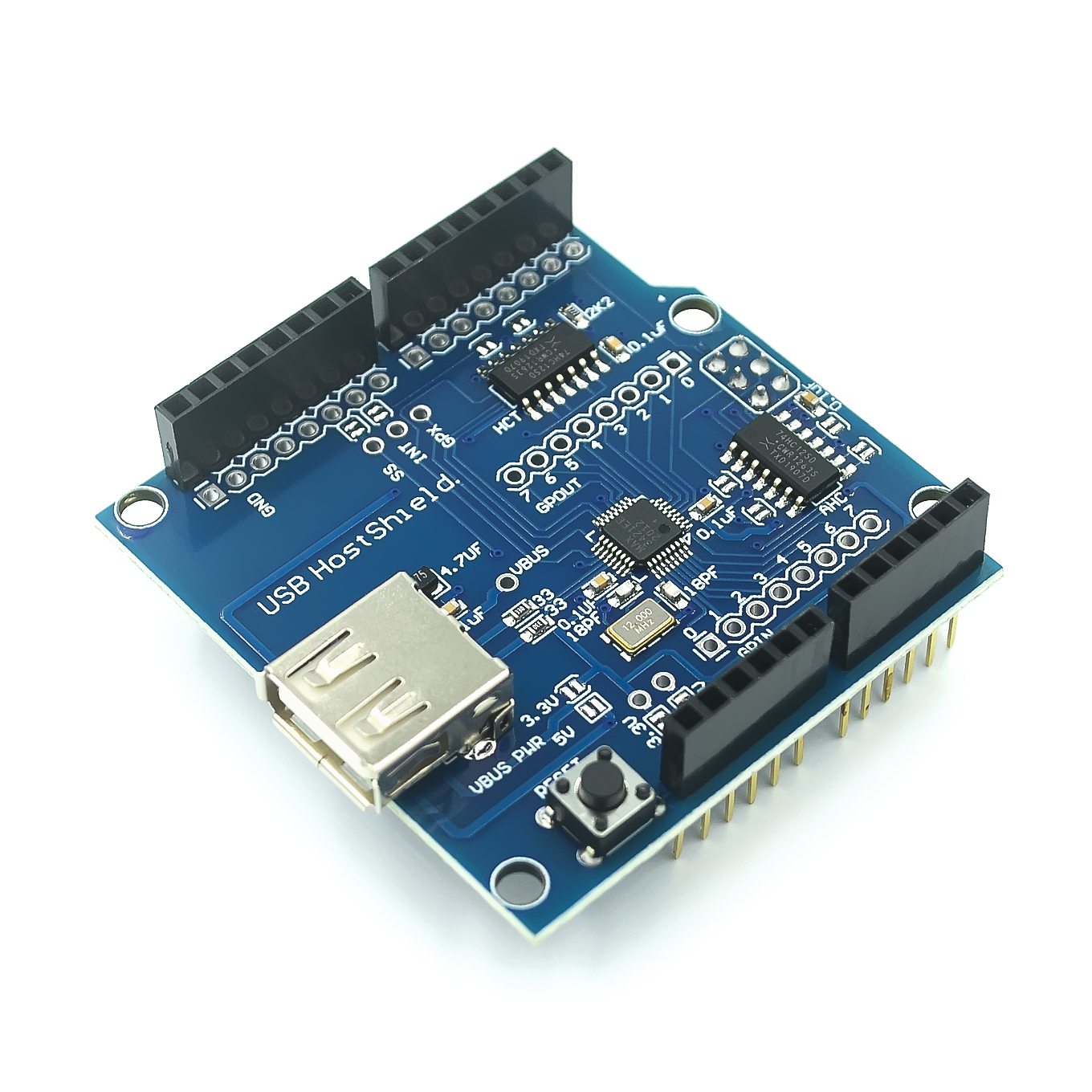 USB Host Shield for Arduino Compatible with Google Android ADK Support UNO MEGA 