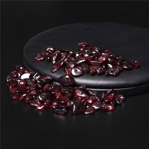 Natural Garnet Chips Beads Nugget Gravel Irregular Healing Stone Chip Loose Bead For jewelry making DIY Bracelet Necklace Earing ► Photo 1/3