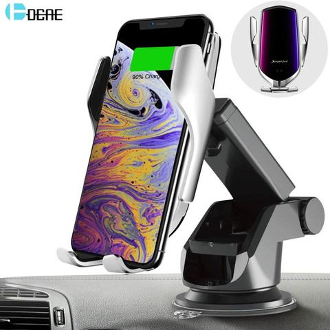 10W Qi Wireless Charging Car Charger Automatic Phone Holder Air Vent Phone Mount For iPhone 11 Pro XS XR X 8 Samsung S20 S10 S9 ► Photo 1/6