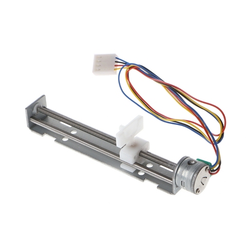 2022 New DC 4-9V Drive Stepper Motor Screw with Nut Slider 2 Phase 4 Wire For Laser Engraving ► Photo 1/6