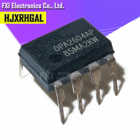 5PCS OPA2604AP OPA2604A DIP8 DIP OPA2604 Dual FET-Input, Low Distortion OPERATIONAL AMPLIFIER new original ► Photo 1/2