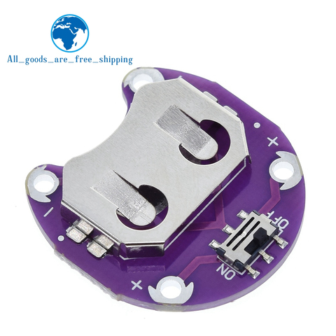 LilyPad Coin Cell Battery Holder CR2032 Battery Mount Module for arduino DIY KIT ► Photo 1/6