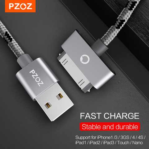 Charger + Cable for iPhone 4, iPhone 4S, iPad1, iPad2, iPad 3