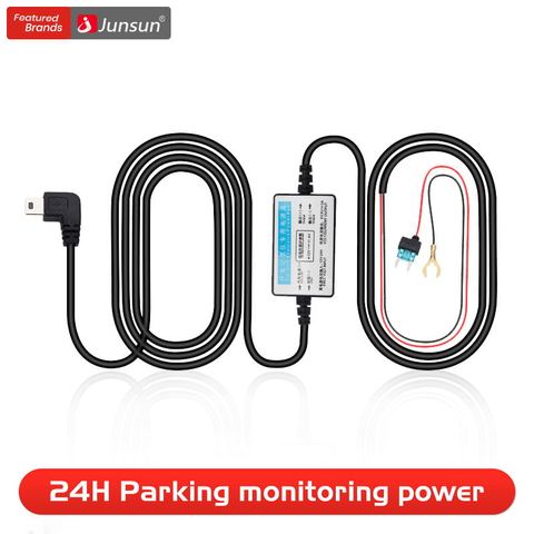 Junsun Buck Line for 24 Hours Parking Monitoring Car Camera DVR Camera Cable Length 3m accessories ► Photo 1/6