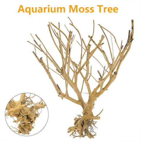 DIY Driftwood Aquarium Wood Aquarium Moss Tree Moss Tree for Fish Tank Ornament Landscape Bonsai Decor ► Photo 1/6