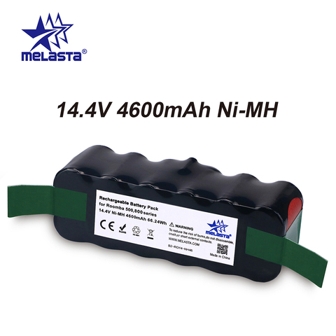 Classical 4.6Ah 14.4V NIMH battery for iRobot Roomba 500 600 700 800 R3 Series 510 530 550 560 610 620 650 770 780 790 870 880 ► Photo 1/6