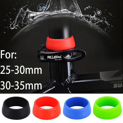 Mountain Bike Seat Post Rubber Ring Dust Cover Cycling Silicone Waterproof MTB Road Bicycle Seatpost Silica gel Protective Case ► Photo 1/6