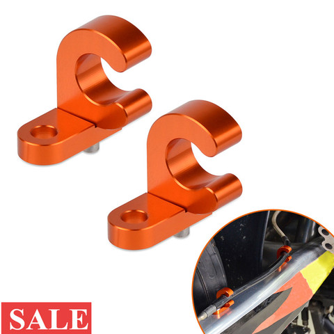 For KTM EXC EXCF XC XCW SX SXF Racing SMC SMR LC4 Duke Adventure Enduro Supermoto 50-660 Rear Brake Line Hose Cable Clamp Holder ► Photo 1/6