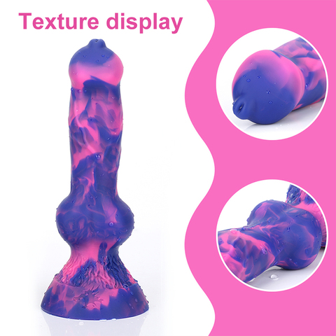 Nothosaur  Large Anal Sex Toys Butt animal Dog fantasy Dildo  Massage For Men and women Big Anal Beads ► Photo 1/6