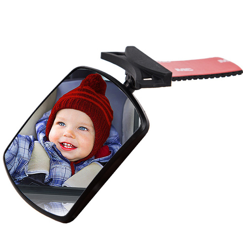 1Pc Car Seat Back Rear View Mirror For Baby Mini Safety Convex Mirrors Kids Monitor Adjustable Auto Child Infant Rearview Mirror ► Photo 1/6