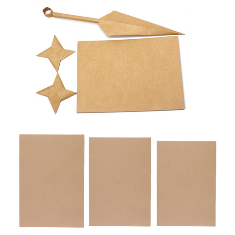 100 Sheet 29.7x21x1.5 cm A4 Brown Kraft Paper Eco-friendly Blank Kraft Paper ► Photo 1/6