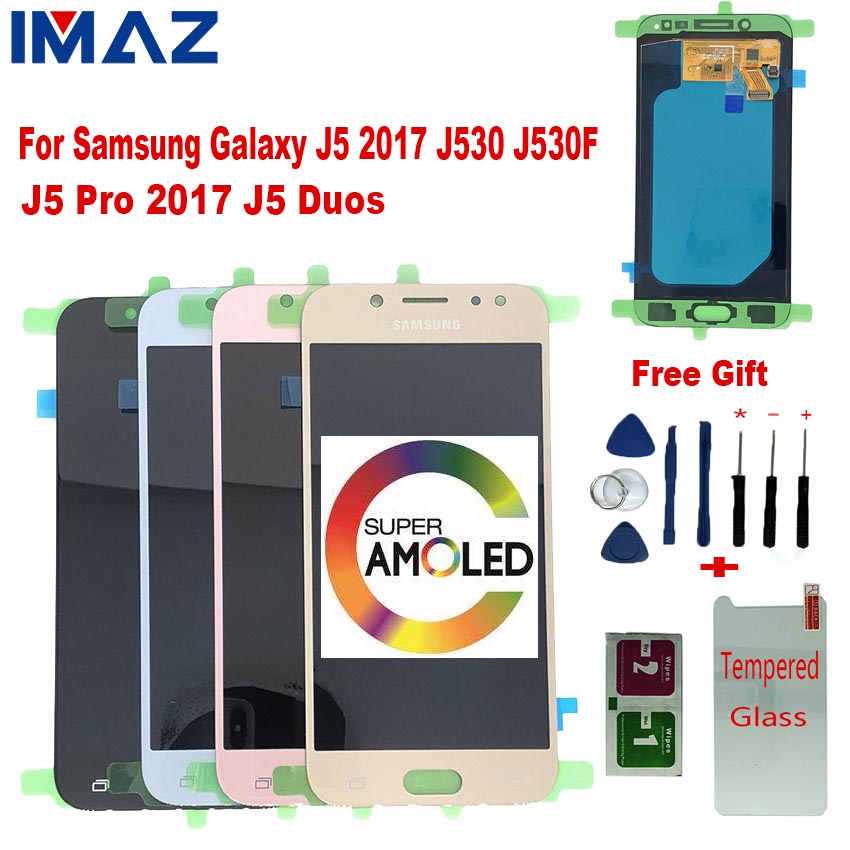 Price History Review On Imaz Super Amoled 5 2 Lcd For Samsung Galaxy J5 17 J530 J5 Pro 17 Lcd Display Touch Screen Digitizer Assembly For J530f Lcd Aliexpress Seller