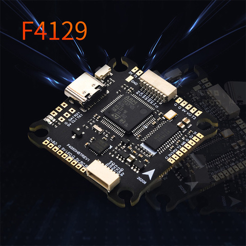 TCMMRC F4 Bluetooth Flight Controller F4129 3-6S Lipo AIO OSD BEC Support APP Configuration for RC Drone FPV Racing ► Photo 1/6