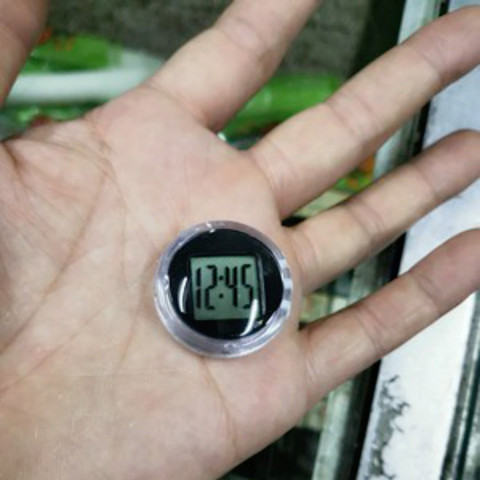 Mini Precision Motorcycle Clocks Watch Waterproof Stick-On Motorbike Mount Watch Moto Digital Clock With Stopwatch Fast Delivery ► Photo 1/6