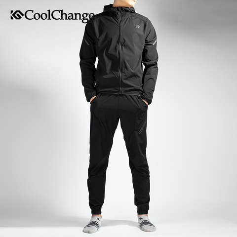 CoolChange Long Sleeve Cycling Jersey Set Mountain Road Bike Clothing Windproof Reflective Men Sportswear Bicycle Clothing Set ► Photo 1/6