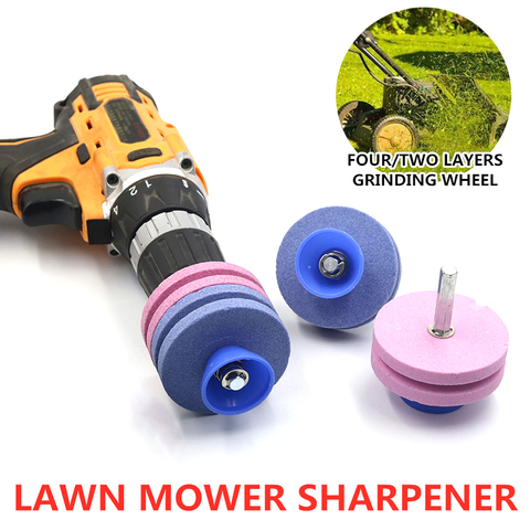 Universal Grinding Rotary Drill Cuts Sharpener Faster Lawn Mower Sharpener Lawnmower Blade Sharpener Home Knife Garden Cocina ► Photo 1/1