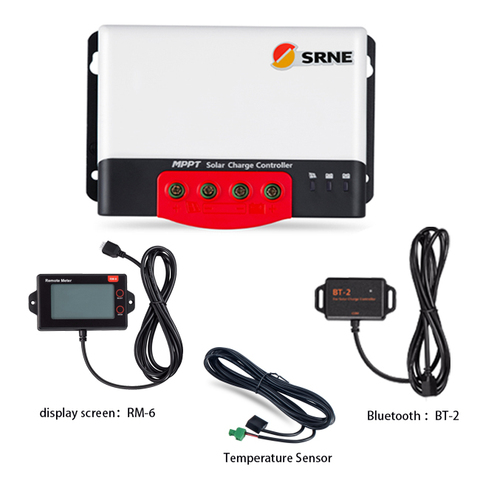 50A MC2450N10 SRNE MPPT Solar Charge Controller 12V 24V for Solar Home System with bluetooth function ► Photo 1/6
