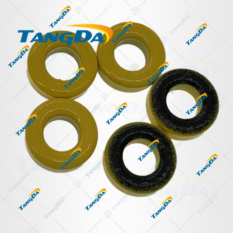 T37 -6 Iron powder cores T37-6 9.5*5.2*3.3mm AL=3.0nH/N2 8.5uo Iron dust core Ferrite Toroid Core Coating yellow gray TANGDA T ► Photo 1/1