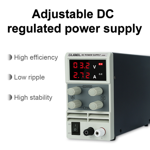 OUBEL High-precision Voltage Regulated Lab Power Supply 30V 10A /60V 5A Power Supplies Adjustable Voltage And Current Regulator ► Photo 1/6