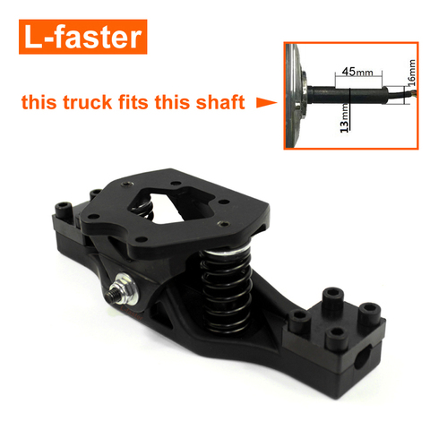 Off Road Skateboard Truck For Single Shaft Hub Motor Wheel Mountain Board Spring Truck Compatible With Hoverboard Motor wheel ► Photo 1/6