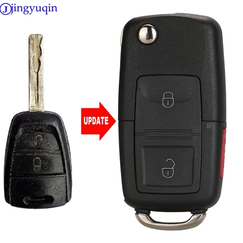 jingyuqin 2 Buttons Remote Control Car Key For Kia Ceed Key With Electronics 433 MHZ  Uncut Blade Car Keys ► Photo 1/1