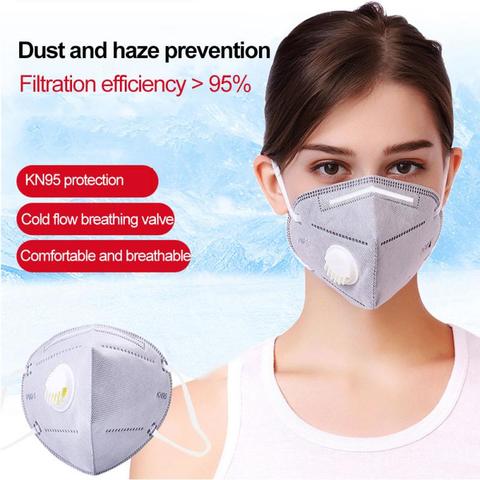 FFP3 KN95 Face Mask Anti Pollution PM2.5 Mouth Mascherine Dust Respirator Masks Cotton Unisex KN95 Mask Mouth Filter Mascarillas ► Photo 1/6