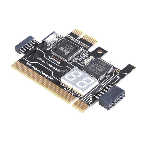 Universal Laptop and PC PCI PCI-E mini PCI-E LPC motherboard Diagnostic Test Analyzer Tester Debug Cards for Laptop Desktop ► Photo 1/6