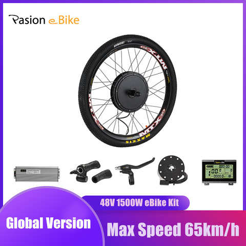 Pasion E BIKE Conversion Kit 48V 1500W Cassette Electric Bike Conversion Kit 1500W Motor Wheel Electric Bicycle Hub Motor Kit ► Photo 1/6