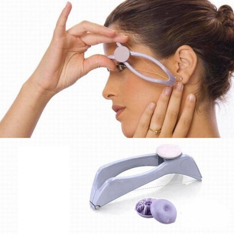 Epilation Rope Face Cotton Epilator thread Hair Remove string wire Clip Set OPP bag ► Photo 1/5