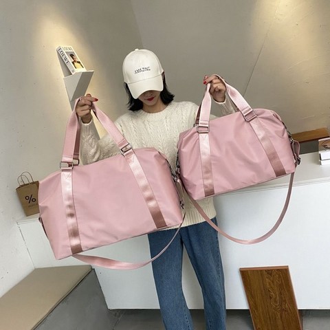 Fashion Large Travel Bag Women Cabin Tote Bag Handbag Nylon Waterproof Shoulder Bag Women Weekend Gym Bag Female ► Photo 1/6