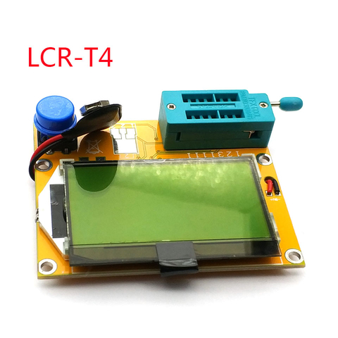 Mega328 M328 LCR-T4 12846 LCD Digital Transistor Tester Meter Backlight Diode Triode Capacitance ESR Meter MOS/PNP/NPN L/C/R ► Photo 1/5