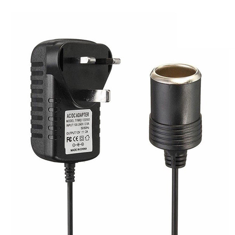 220V to 12V Portable Car Cigarette Lighter Socket Adapter Converter Parts for EU/UK/US electric equipment ► Photo 1/6