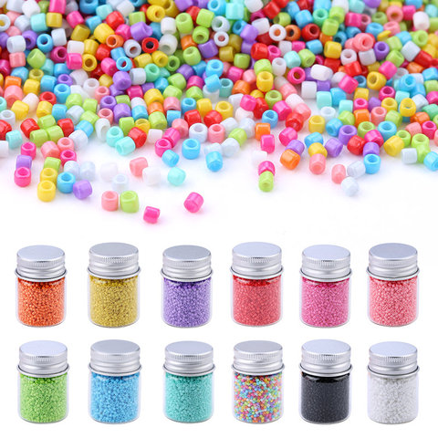 4500pcs/bottle Multicolor Glass SeedBeads charms crystal Jewelry glass seed beads For DIY Bracelet Earring Jewelry Making 20g ► Photo 1/6