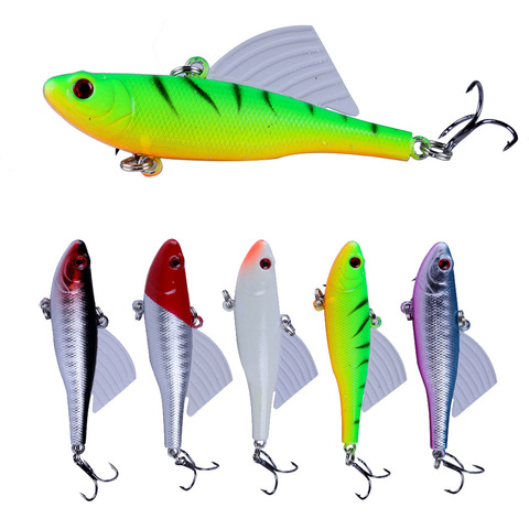 HENGJIA 1PCS 6.5cm 17g Winter Sea Hard Fishing Lure VIB Bait With Lead Inside Diving Bait ► Photo 1/6