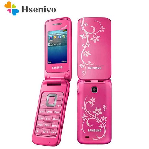 Original SAMSUNG C3520 100% Unlocked Mobile Phone English Russian Keyboard & One year warranty Free shipping ► Photo 1/6