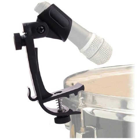 Adjustable Clip On Drum Rim Shockproof Mount Microphone Mic Clamp Stand Holder ► Photo 1/1