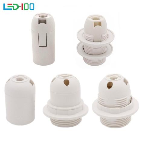 NEW High quality White black 2A 250V E27 / E14 card-type lamp holder CE certification, e14 e27 socket Bulb holder ► Photo 1/6