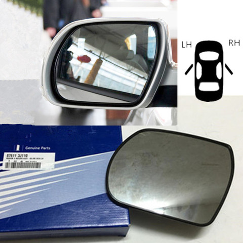 Side Rearview Mirror Glass Lens with Heated For Hyundai Santa Fe Santafe 2009-2013 For Ix55 Veracruz 07-15 ► Photo 1/2