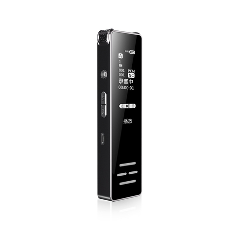 Amoi A2 Professional Dictaphone mini dual microphone portable Voice-active denoise high quality MP3 digital voice Recorder pen ► Photo 1/5