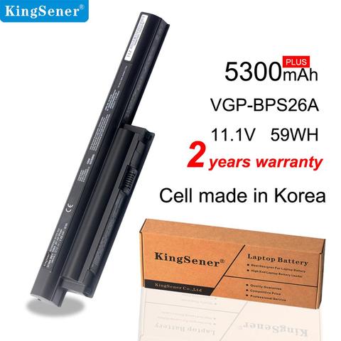 Kingsener Laptop Battery For Sony Vaio bps26 VGP-BPL26 VGP-BPS26 VGP-BPS26A SVE14A SVE15 SVE17 VPC-CA VPC-CB VPC-EG VPC-EH ► Photo 1/3